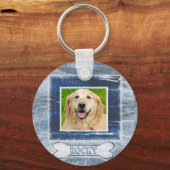 Dog Memorial met Bone Sleutelhanger (Voorkant)
