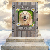 Dog Memorial met Rainbow Bridge-gedicht Kaart