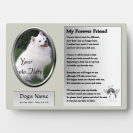 Dog Memorial - My Forever Friend - Grey Fotoplaat