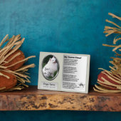 Dog Memorial - My Forever Friend - Grey Fotoplaat (Zijkant)