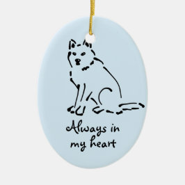  Dog Memorial Ornament