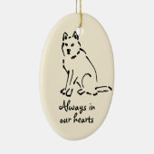  Dog Memorial Ornament (Rechts)