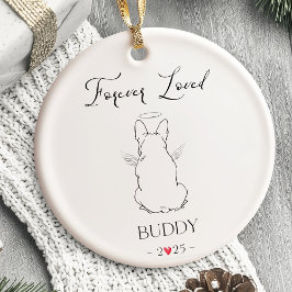 Dog Memorial Ornament Huisdier gepersonaliseerd