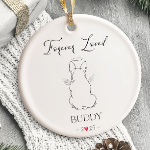 Dog Memorial Ornament Huisdier gepersonaliseerd