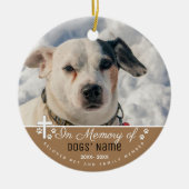 Dog Memorial Ornamenten - Pet Memory Gifts (Voorkant)
