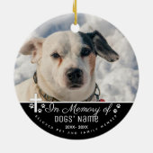 Dog Memorial Ornamenten - Pet Memory Gifts (Achterkant)