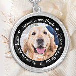 Dog Memorial - Persoonlijke foto Zilver Vergulden Ketting<br><div class="desc">Eer je beste vriend met een aangepast ketting voor foto-herdenking. Dit unieke ketting voor gememoreerde huisdieren is het perfecte geschenk voor jezelf, familie of vrienden om eer te bewijzen aan je geliefde. We hopen dat uw ketting voor de herdenking van honden u vrede, vreugde en gelukkige herinneringen zal brengen. Citaat...</div>