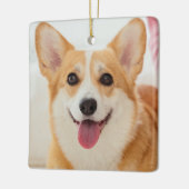 Dog Memorial Pet Loss Gepersonaliseerde sympathie  Keramisch Ornament (Links)