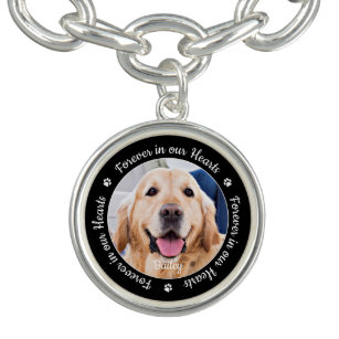 Dog Memorial Pet Loss Gift Persoonlijke foto Armband