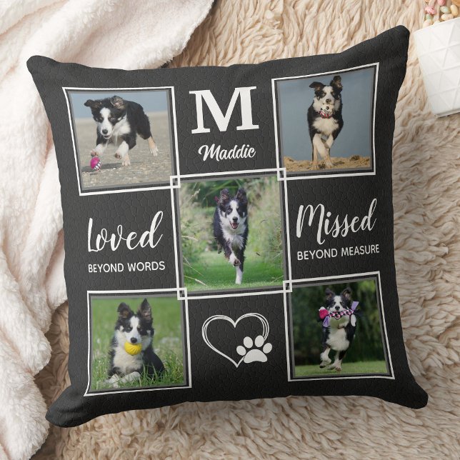 Dog Memorial - Pet Loss Gifts - Custom 5 Afbeeldin Kussen (Creator heeft geüpload)