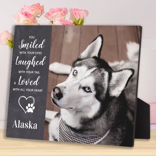 Dog Memorial - Pet Loss Herdenking - Pet Memorial Fotoplaat