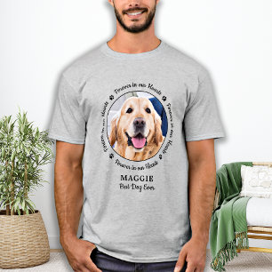 Dog Memorial Pet Loss Keepomwille Custom Photo T-shirt
