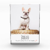 Dog Memorial Pet Loss Keepomwille Foto Aangepast (Voorkant)