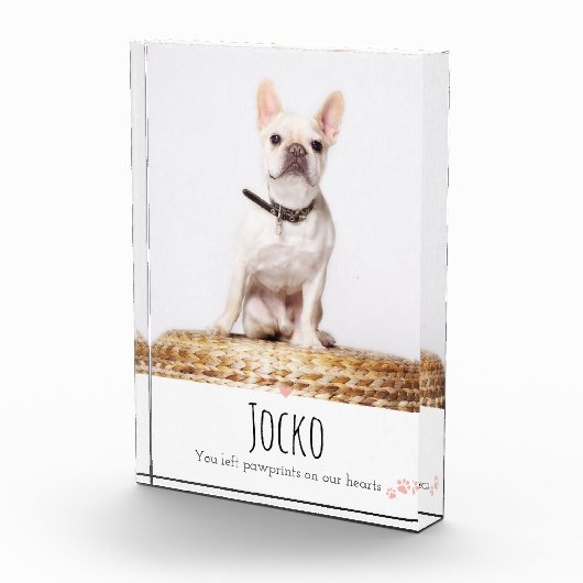 Dog Memorial Pet Loss Keepomwille Foto Aangepast (Rechts)