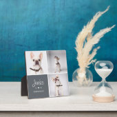 Dog Memorial Pet Loss Keepomwille Photo Collage Fotoplaat (Insitu)