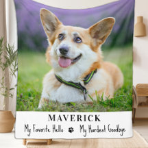 Dog Memorial Pet Loss Modern Foto gepersonaliseerd