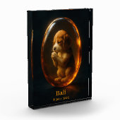 Dog Memorial Photo Block - Beagle  Fotoblokken (Links)