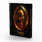 Dog Memorial Photo Block - Hound Dog Fotoblokken (Rechts)