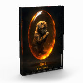 Dog Memorial Photo Block - Tennessee Brindle Fotoblokken (Links)