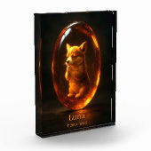 Dog Memorial Photo Block - Welsh Corgi Fotoblokken (Links)