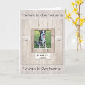 Dog Memorial Rainbow Bridge-gedicht Kaart (Gele Bloem)