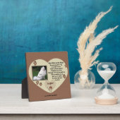 Dog Memorial - schilderafdrukken op mijn hart - be Fotoplaat (Insitu)