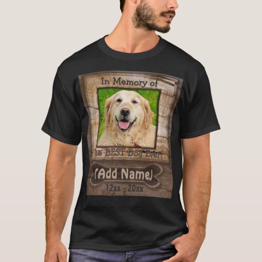 Dog Memorial Shirt (Voorkant)