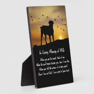 Dog Memorial Spiritueel Poem Fotoplaat