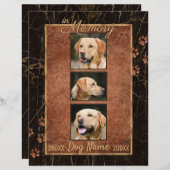 Dog Memory Marble Rustic Keepomwille (Voorkant / Achterkant)