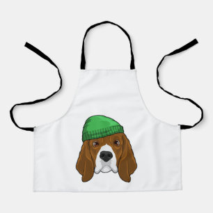 Dog met Beanie Schort