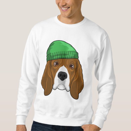Dog met Beanie Trui (Voorkant)