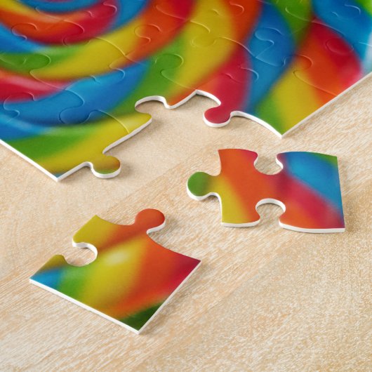 Dog met Big Lollipop Legpuzzel (Zijkant)