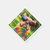 Dog met Big Lollipop Servet (Hoek)