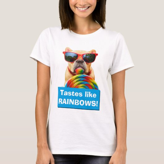 Dog met Big Lollipop T-shirt (Voorkant)