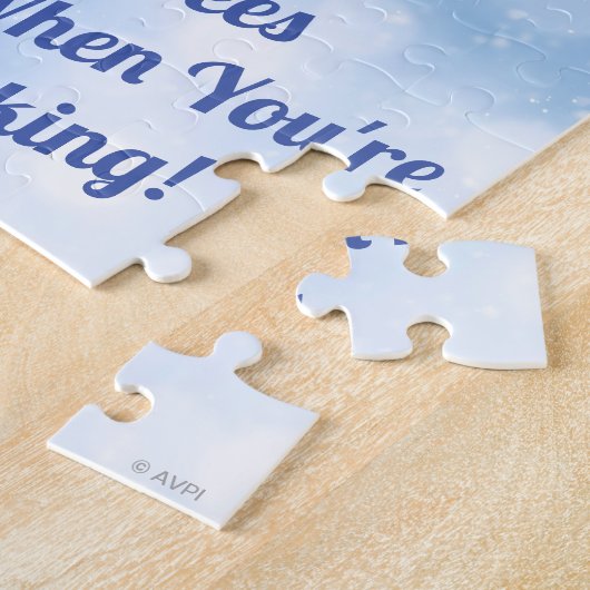 Dog met Big Santa Hat Legpuzzel (Zijkant)