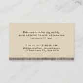 Dog met bot Logo Visitekaartje (Achterkant)