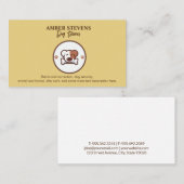 Dog met bot logo visitekaartje (Voorkant / Achterkant)