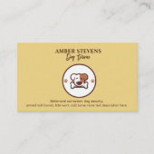 Dog met bot logo visitekaartje (Voorkant)