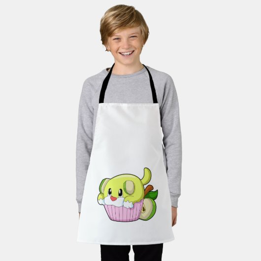 Dog met Cake Schort (Gedragen)