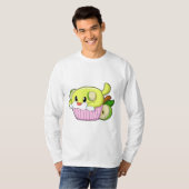 Dog met Cake T-shirt (Voorkant volledig)