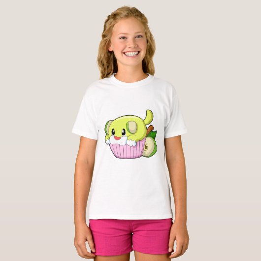Dog met Cake T-shirt (Voorkant volledig)