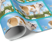 Dog met Dandelion Cadeaupapier (Rol Hoek)