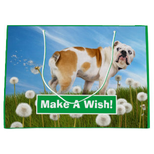 Dog met Dandelion Groot Cadeauzakje