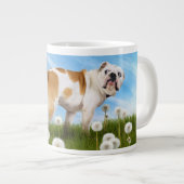Dog met Dandelion Grote Koffiekop (Voorkant rechts)