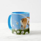 Dog met Dandelion Mok (Voorkant links)