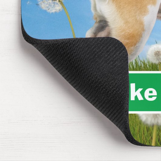 Dog met Dandelion Muismat (Hoek)