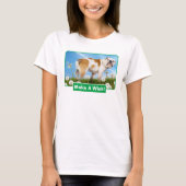 Dog met Dandelion T-shirt (Voorkant)