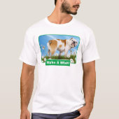 Dog met Dandelion T-shirt (Voorkant)