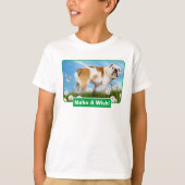 Dog met Dandelion T-shirt (Voorkant)