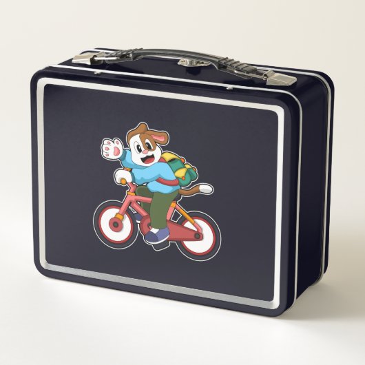 Dog met fiets (Achterkant)